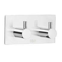 Kaksoiskoukku Beslagsboden Design 1106, tarrakiinnitteinen