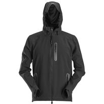 Softshelltakki Snickers Workwear FlexiWork 1218, musta