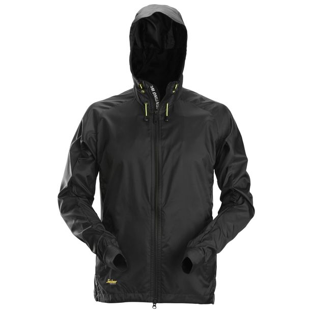 Tuulitakki Snickers Workwear LiteWork 1908, musta