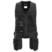Työkaluliivi Snickers Workwear Canvas+ 4254, musta
