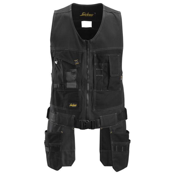 Työkaluliivi Snickers Workwear Canvas+ 4254, musta