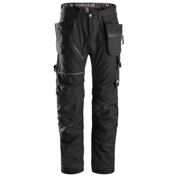 Työhousut Snickers Workwear RuffWork 6215, musta