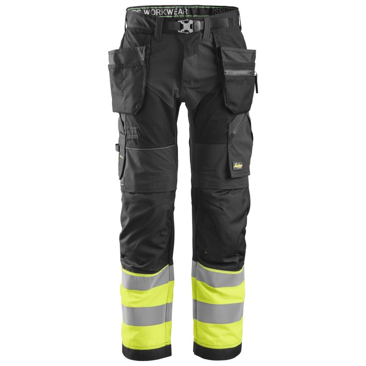 Huomiotyöhousut Snickers Workwear FlexiWork 6931 lk 1, eri värejä