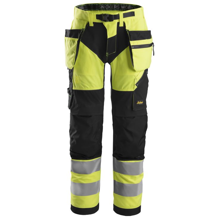 Huomiotyöhousut Snickers Workwear FlexiWork 6932 lk 2, eri värejä