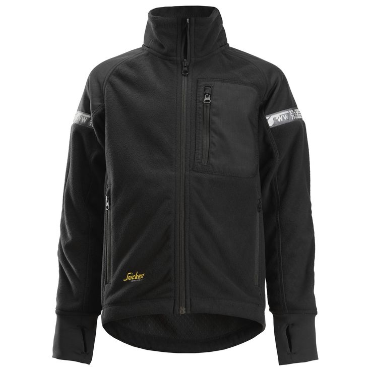 Lasten takki Snickers Workwear AllroundWork Junior 7507, musta