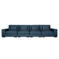 Sohva Dubai, 4-istuttava, sametti, eri värivaihtoehtoja (4SSXX)