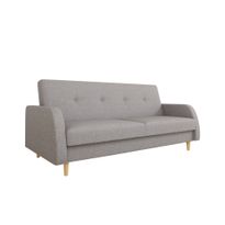 Sohva INGRID, 3-istuttava, harmaa (0681)