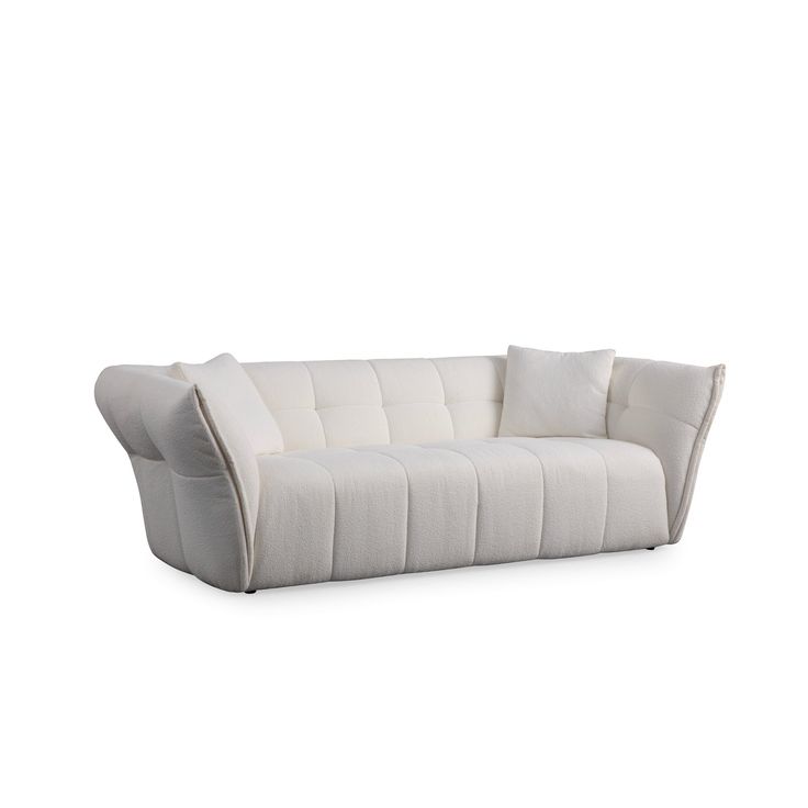 Sohva Linento Furniture Boxer, valkoinen, 3-istuttava