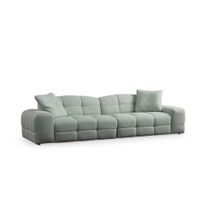 Sohva Linento Furniture Pescara, vaaleanvihreä, 3-istuttava