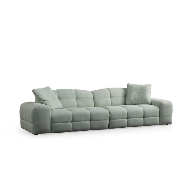 Sohva Linento Furniture Pescara, vaaleanvihreä, 3-istuttava