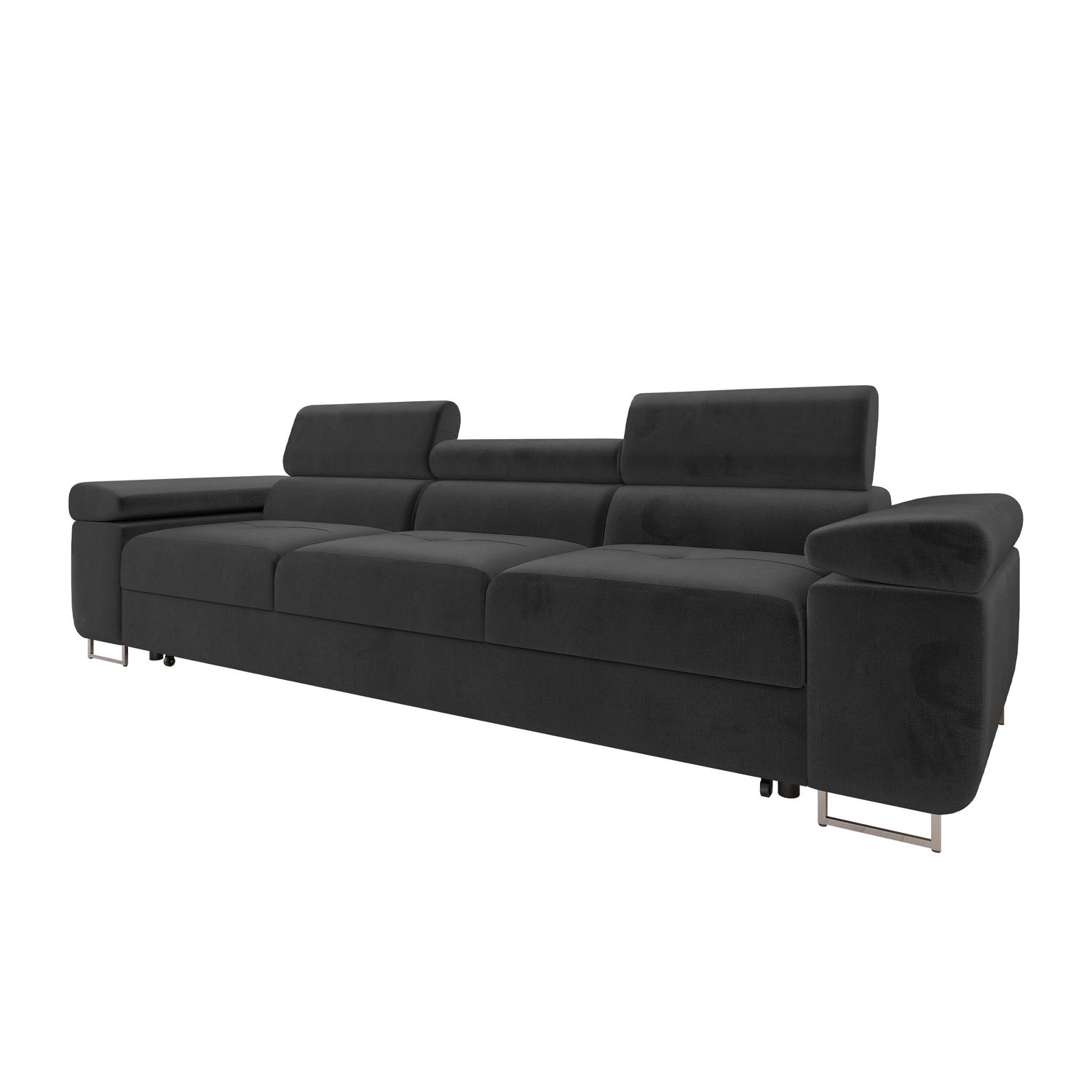 Sohva TOREZIO 3-2, 3-istuttava, musta (9367)