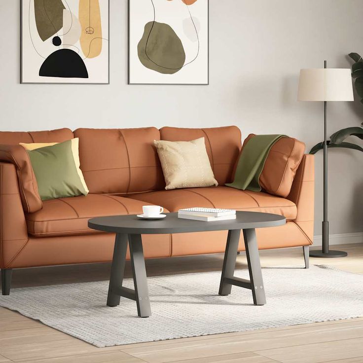 Sohvapöydän jalat A-muotoiset 2 kpl Antrasiitti 38x(42-43) cm (12830)