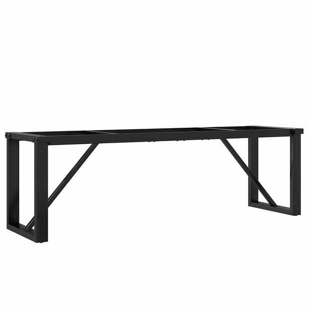 Sohvapöydän jalat O-muoto 140x30x43 cm valurauta (57878)