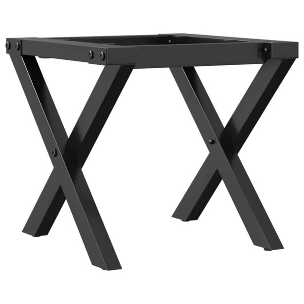 Sohvapöydän jalat X-muoto 30x30x33 cm valurauta (57892)