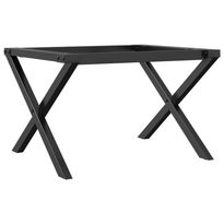Sohvapöydän jalat X-muoto 50x40x38 cm valurauta (57894)