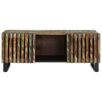Sohvapöytä, 100x55x40 cm täysi puu, eri värejä ja materiaalivaihtoehtoja (33905)