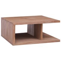 Sohvapöytä 70x70x30 cm tiikki