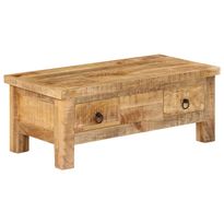 Sohvapöytä 90x45x35 cm mangopuu