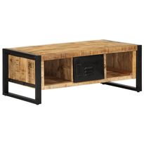 Sohvapöytä, 90x50x36 cm, eri värejä ja materiaaleja (42706)