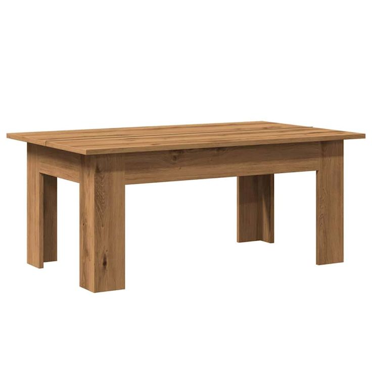 Sohvapöytä artesaani tammi 100x60x42 cm tekninen puu (55959)