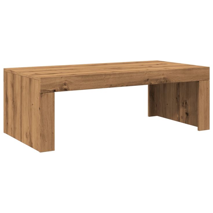 Sohvapöytä artesaani tammi 102x50x35 cm tekninen puu (56683)