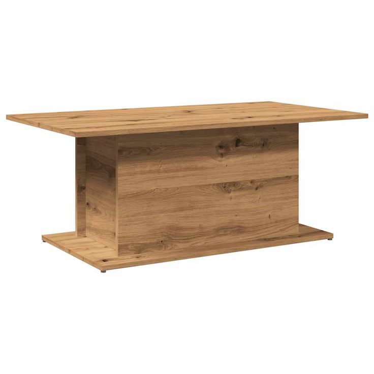Sohvapöytä artesaani tammi 102x55,5x40 cm tekninen puu (56807)