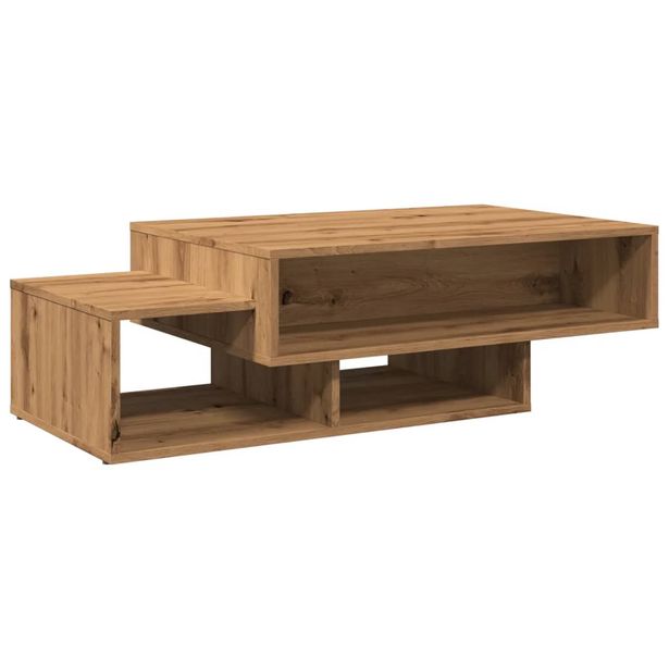 Sohvapöytä artesaani tammi 105x55x32 cm tekninen puu (56671)