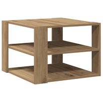 Sohvapöytä tekninen puu, 58-59,5x58-59,5x40 cm, eri värejä (30732)