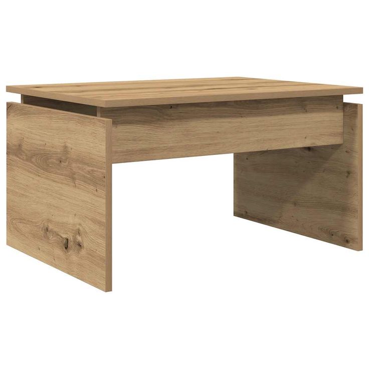 Sohvapöytä artesaani tammi 68x50x38 cm tekninen puu (56629)