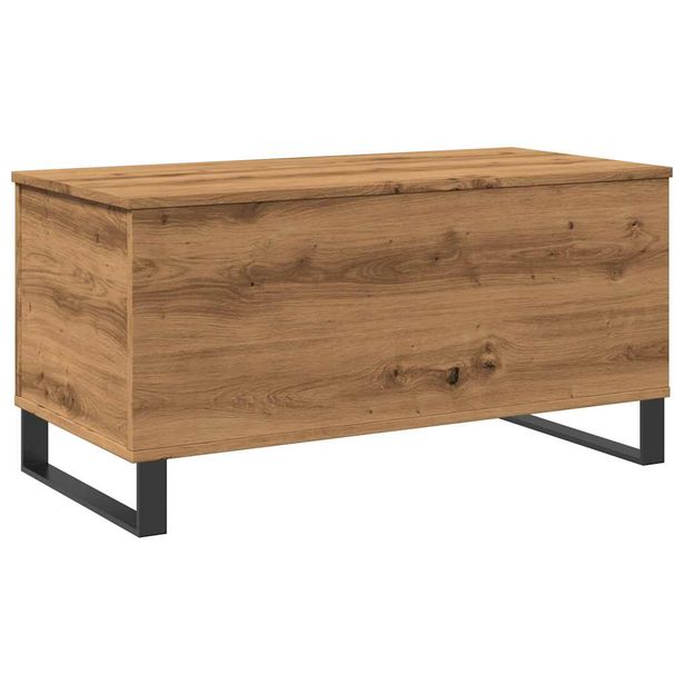 Sohvapöytä artesaani tammi 90x44,5x45 cm tekninen puu (57443)