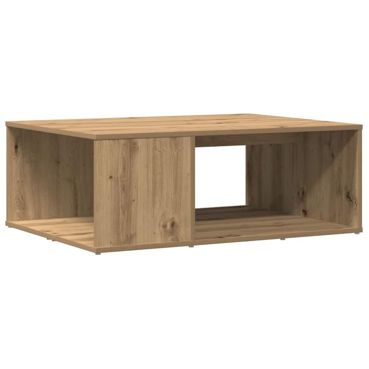 Sohvapöytä artesaani tammi 90x67x33 cm tekninen puu (56553)