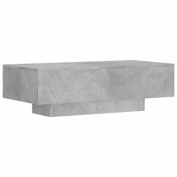 Sohvapöytä betoninharmaa 100x49,5x31 cm tekninen puu (33891)