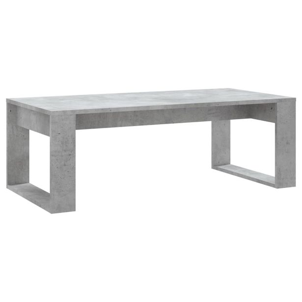 Sohvapöytä betoninharmaa 102x50x35 cm tekninen puu (23362)