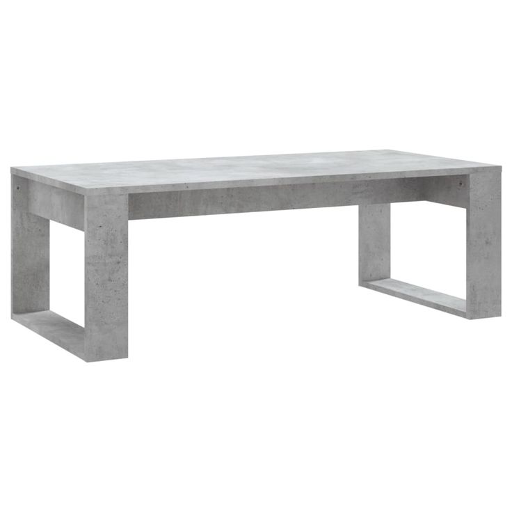 Sohvapöytä betoninharmaa 102x50x35 cm tekninen puu (23362)