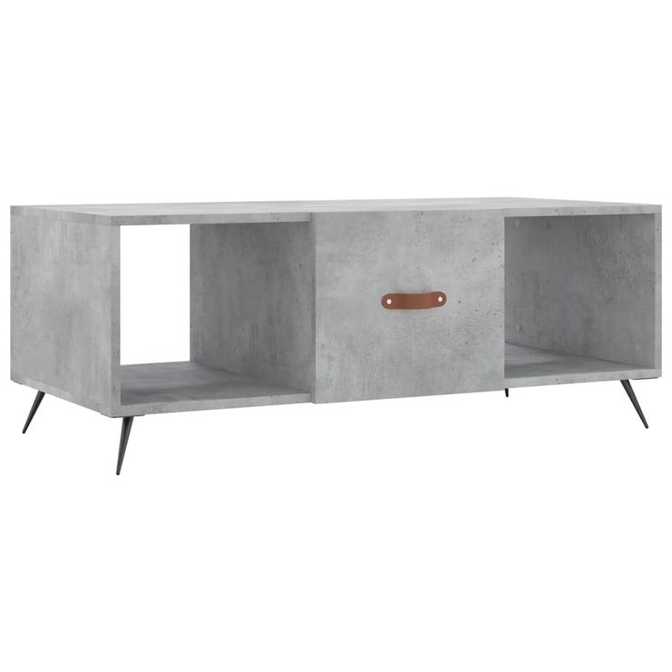 Sohvapöytä betoninharmaa 102x50x40 cm tekninen puu (29272)