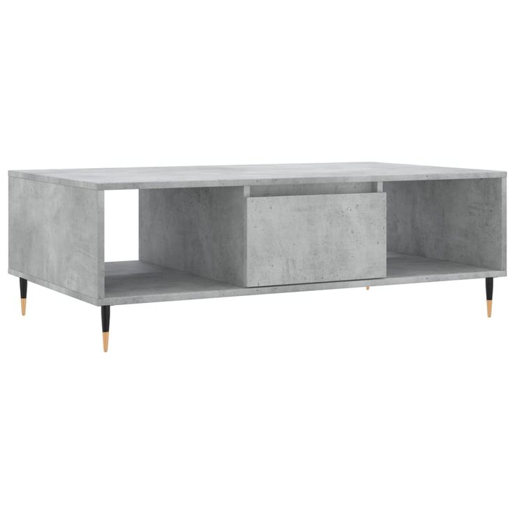 Sohvapöytä betoninharmaa 104x60x35 cm tekninen puu (27080)