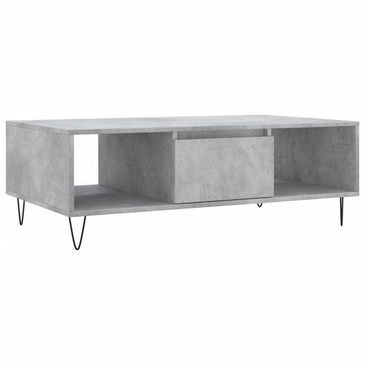 Sohvapöytä betoninharmaa 104x60x35 cm tekninen puu (27088)