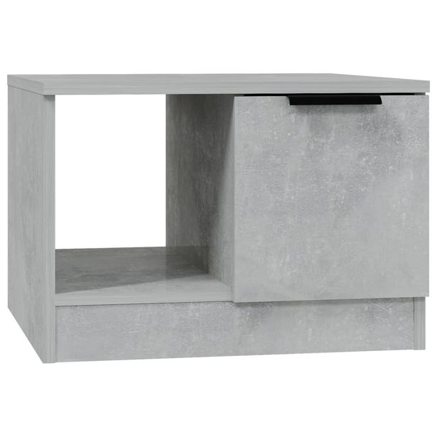 Sohvapöytä betoninharmaa 50x50x36 cm tekninen puu (11344)