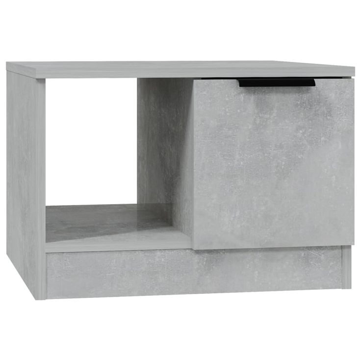 Sohvapöytä betoninharmaa 50x50x36 cm tekninen puu (11344)