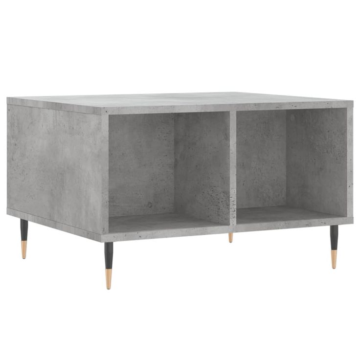 Sohvapöytä betoninharmaa 60x50x36,5 cm tekninen puu (30536)