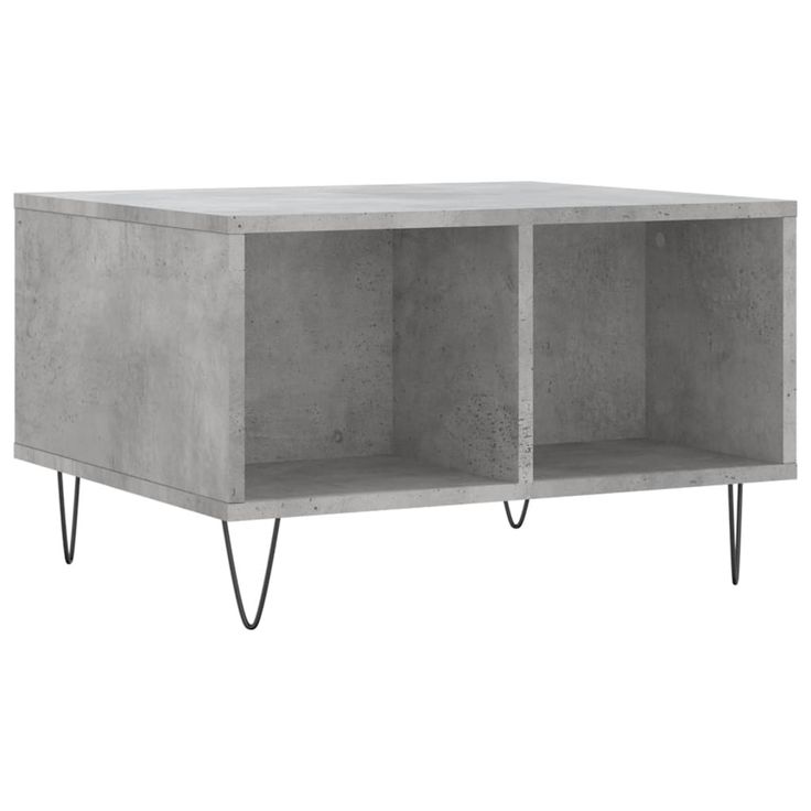 Sohvapöytä betoninharmaa 60x50x36,5 cm tekninen puu (30544)