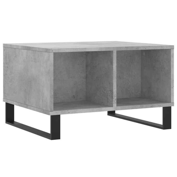 Sohvapöytä betoninharmaa 60x50x36,5 cm tekninen puu (30552)