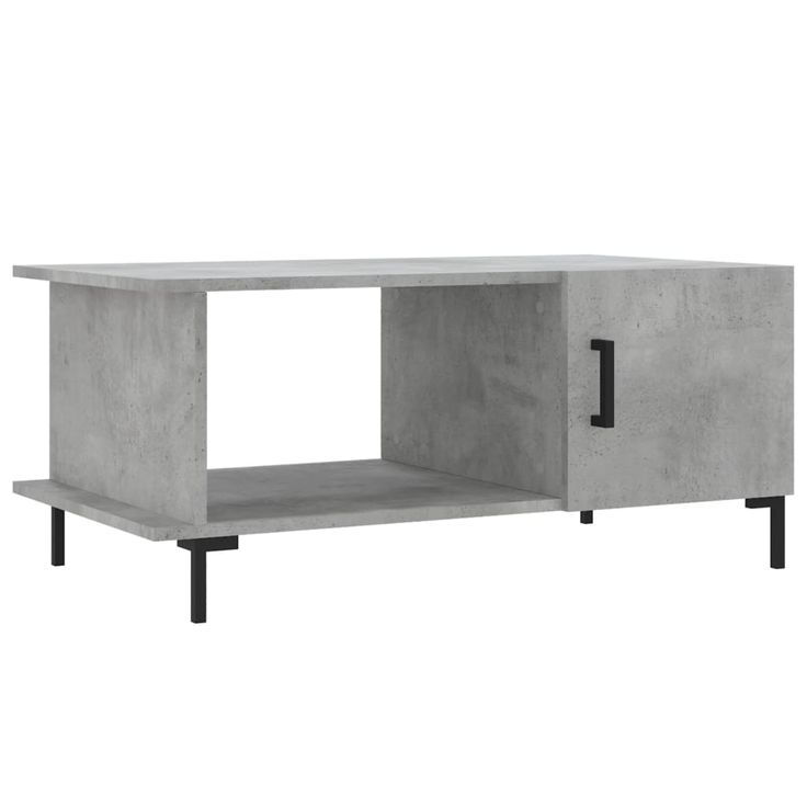 Sohvapöytä betoninharmaa 90x50x40 cm tekninen puu (29496)
