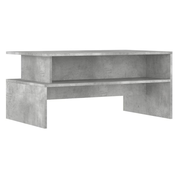 Sohvapöytä betoninharmaa 90x55x42,5 cm tekninen puu (34281)