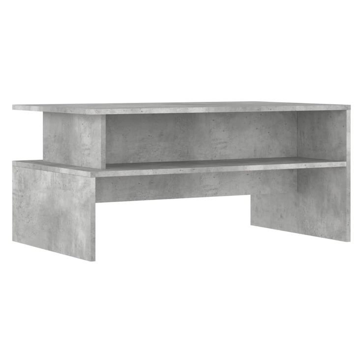 Sohvapöytä betoninharmaa 90x55x42,5 cm tekninen puu (34281)