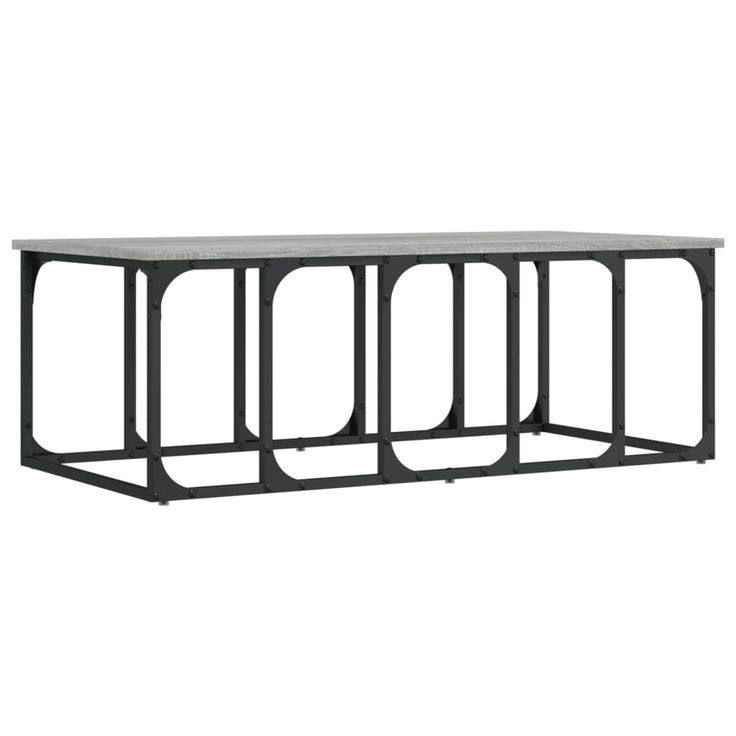 Sohvapöytä harmaa Sonoma 100x50x35,5 cm tekninen puu (33381)