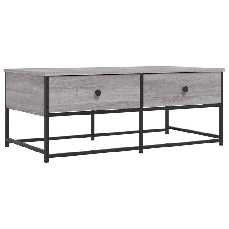 Sohvapöytä harmaa Sonoma 100x51x40 cm tekninen puu (33973)
