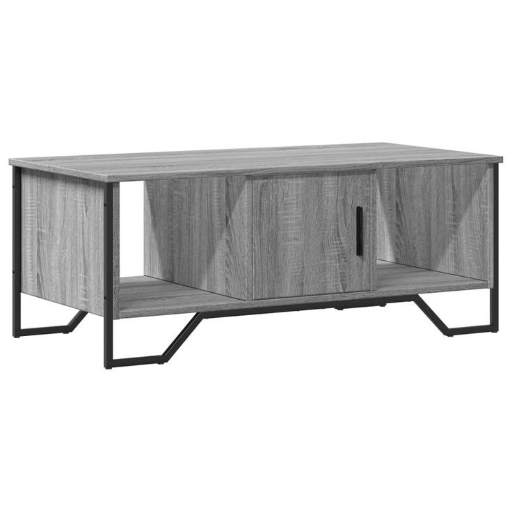 Sohvapöytä harmaa Sonoma 100x51x40 cm tekninen puu (48492)