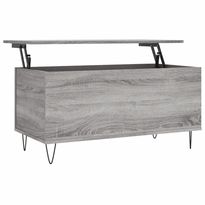 Sohvapöytä teknisestä puusta, 90x44,5x45 cm, eri värejä (31729)