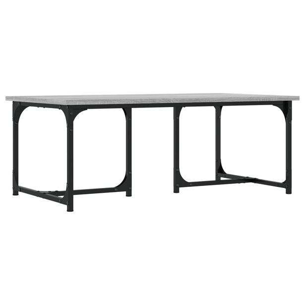 Sohvapöytä harmaa Sonoma 90x50x35 cm tekninen puu (35402)